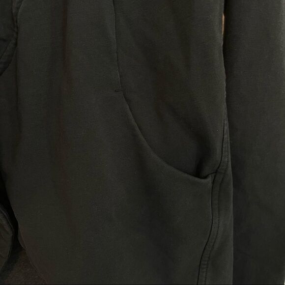 Lululemon Coast Wrap Heathered Black Yoga Wrap Sweater Size 4 - Picture 10 of 10